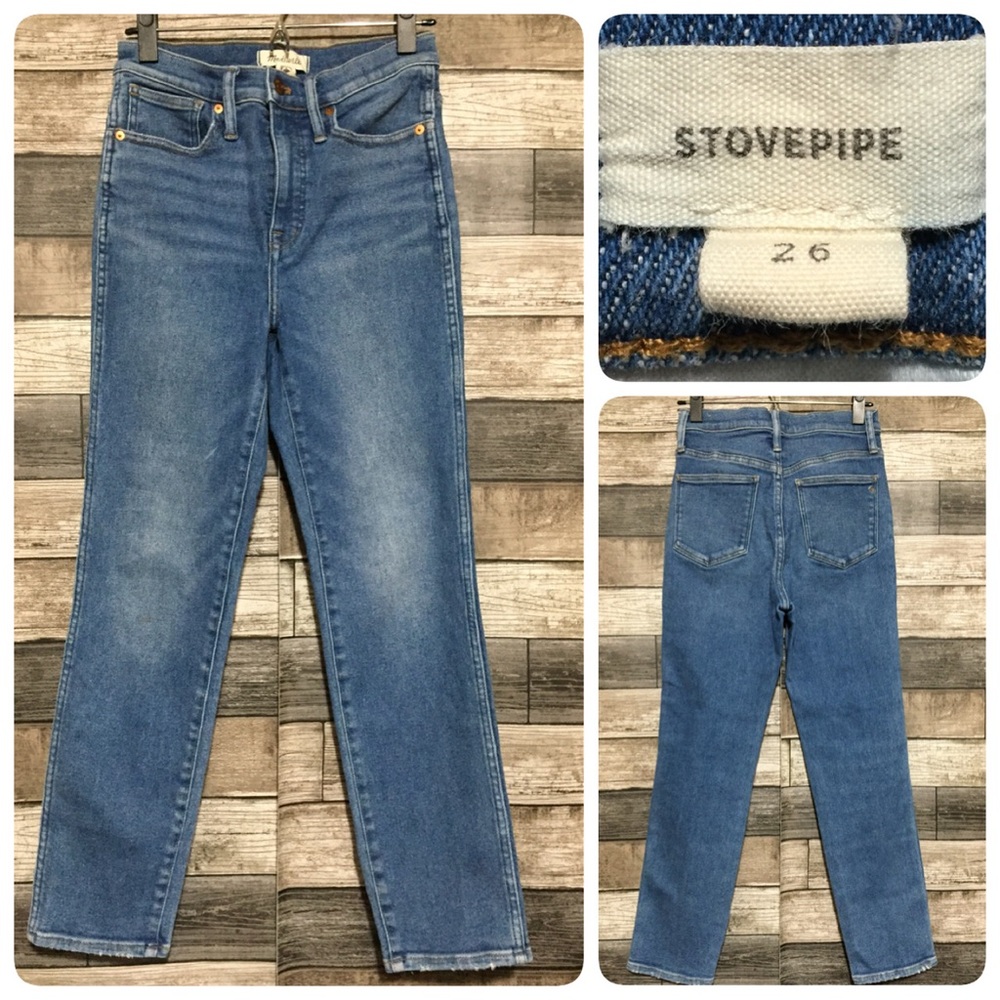Madewell Stovepipe Jeans Women’s 26 Blue Denim (Inseam 26) Stretch